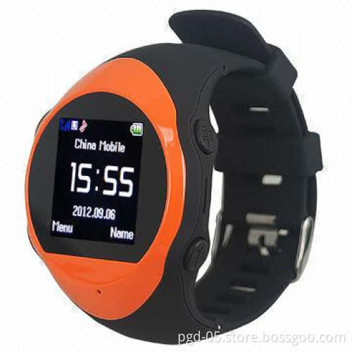 GPS watch tracker for elder, with MP3 player